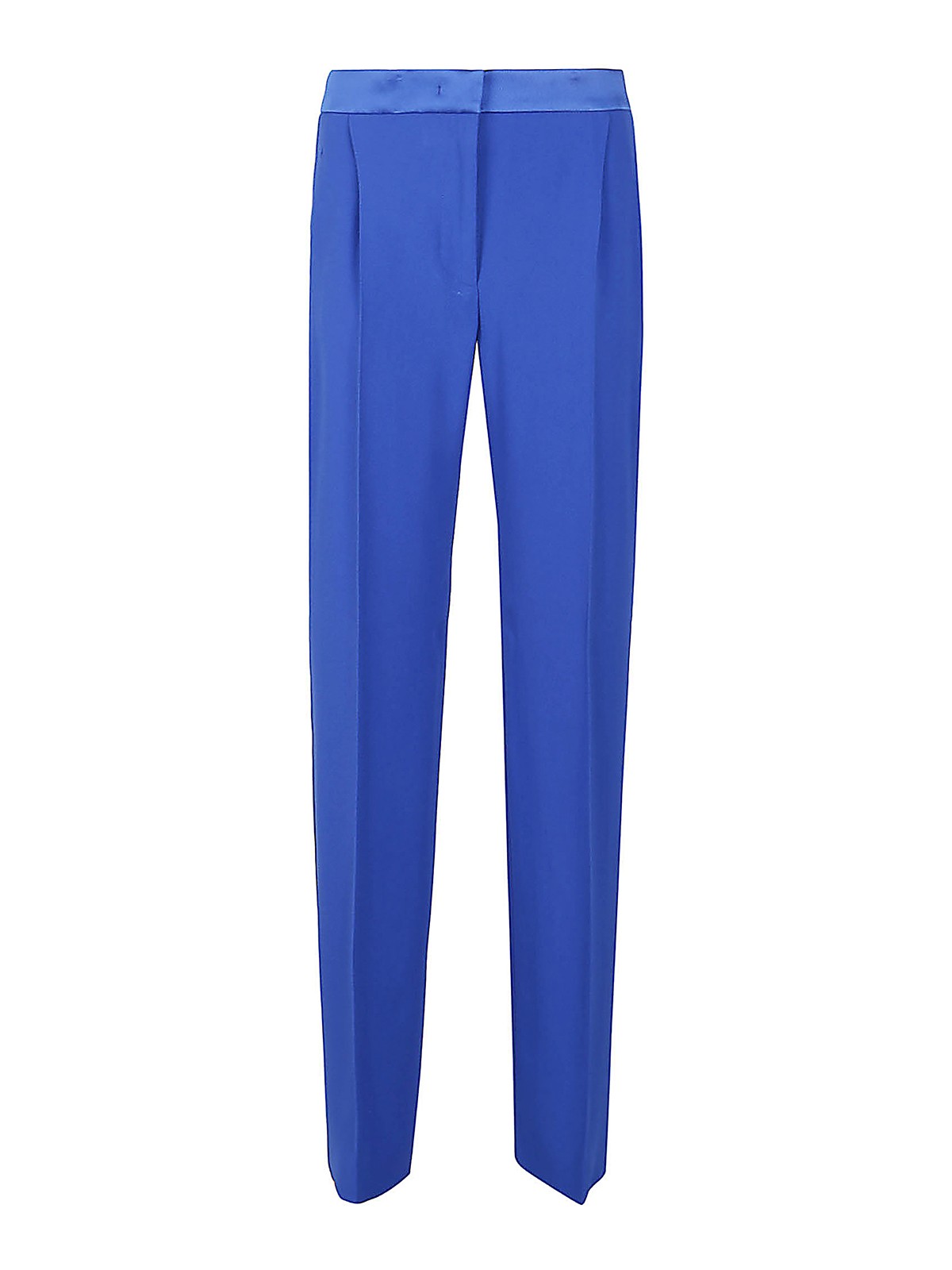 Alberta Ferretti Casual Trousers In Light Blue