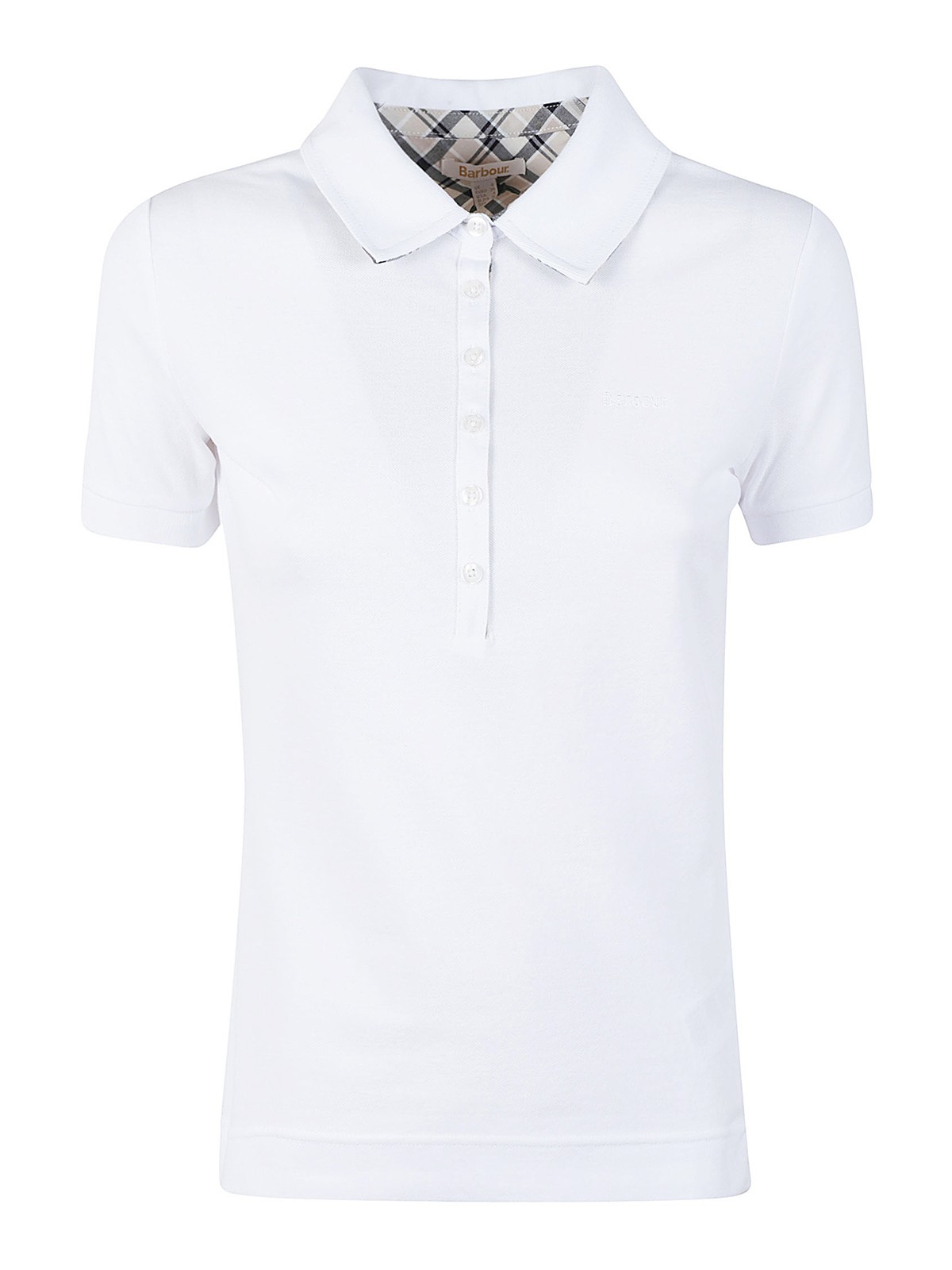 Barbour Polo In White