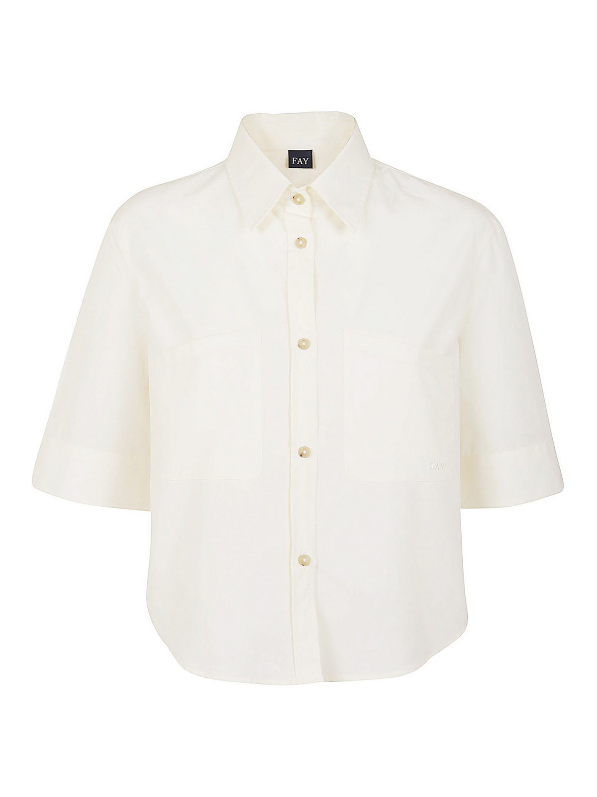 Fay Shirt In Blanco