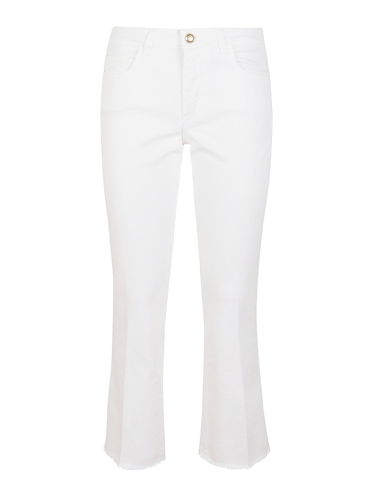 Fay Pantalons Décontractés - Blanc