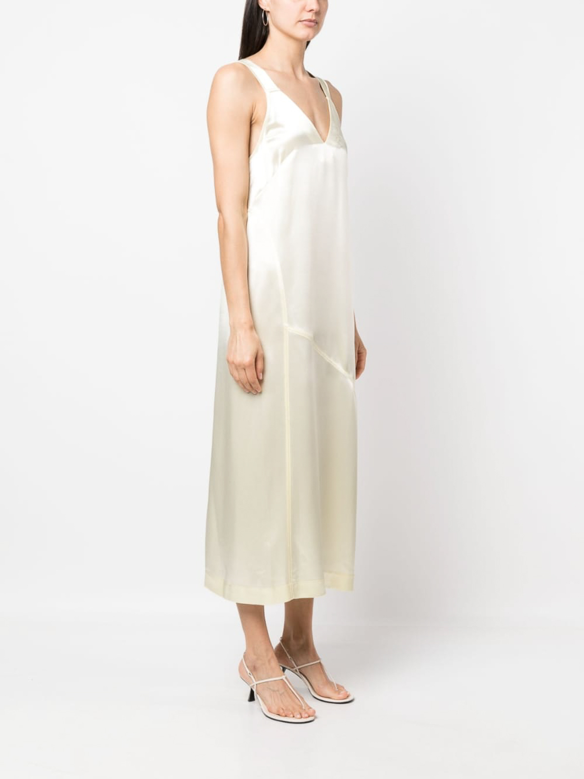 Calvin Klein Long classic dress - White - Women|K20K205191ZHD