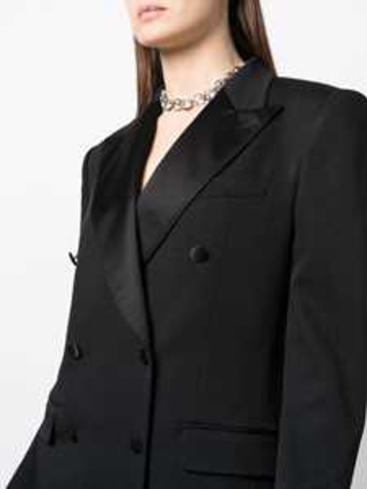 Shop Dolce & Gabbana Double Breasted Blazer In Black