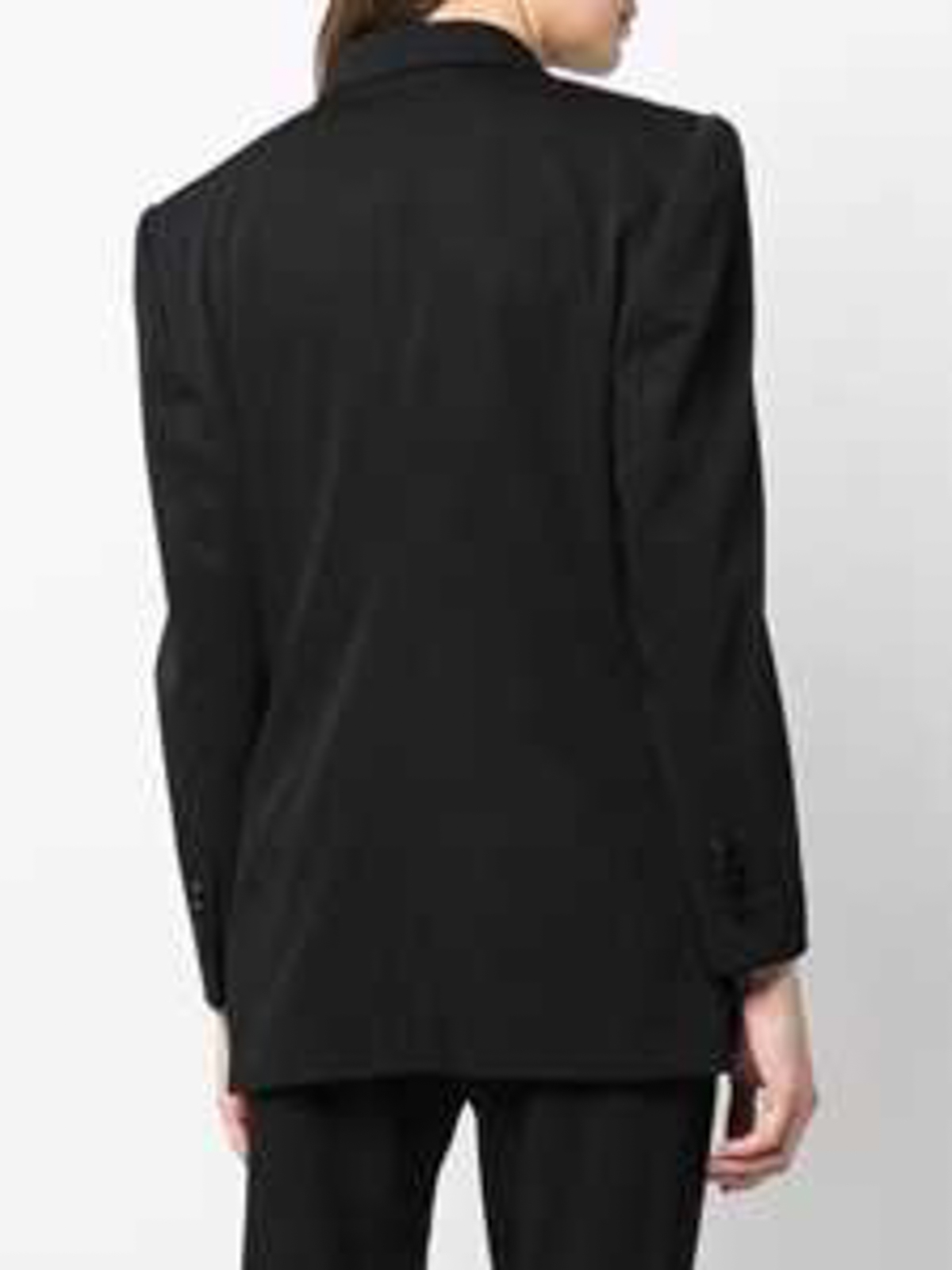 Shop Dolce & Gabbana Double Breasted Blazer In Black