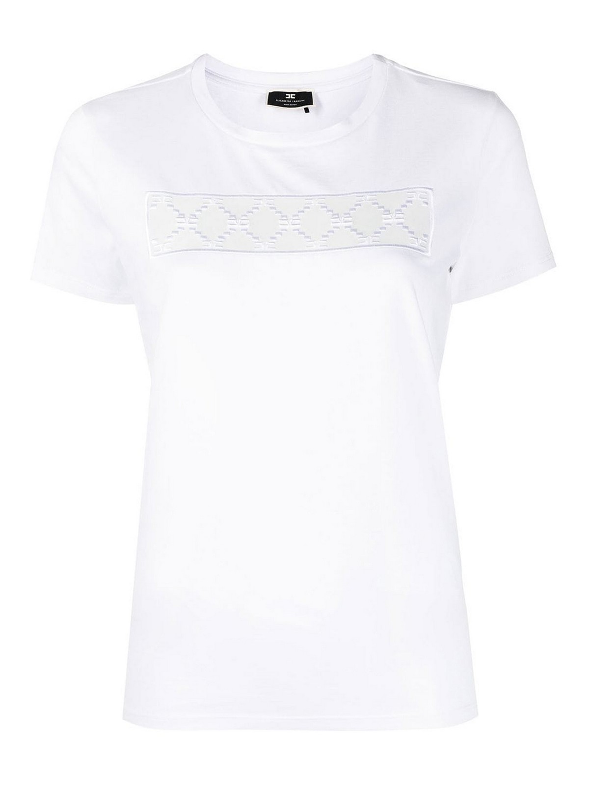 Elisabetta franchi outlet t shirt cuori