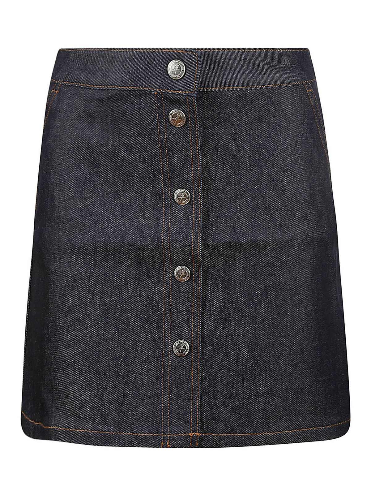 A.P.C｜SKIRTS (JUPE STANDARD (COGZU F06094 IAL)) Standard skirt | Soft feminine denim | A.P.C. Ready-to-Wear