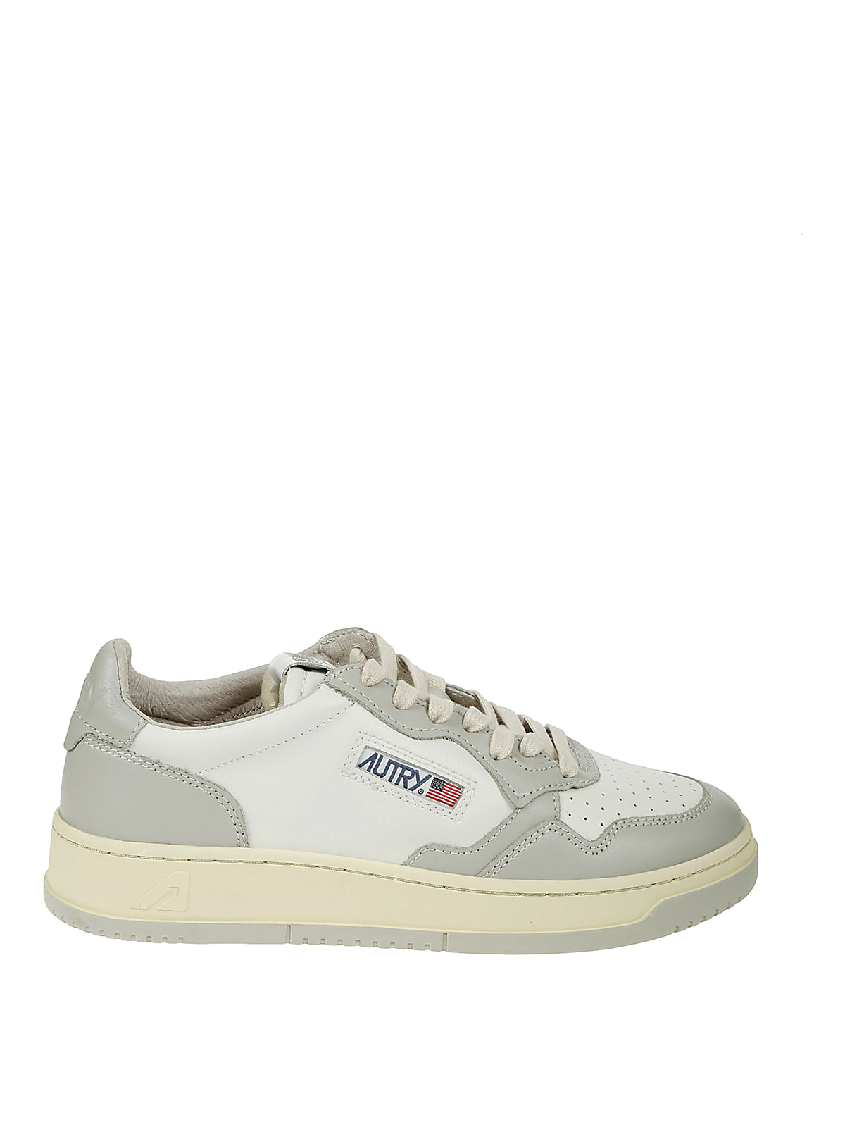 Shop Autry 01 Low Leat Leat In White