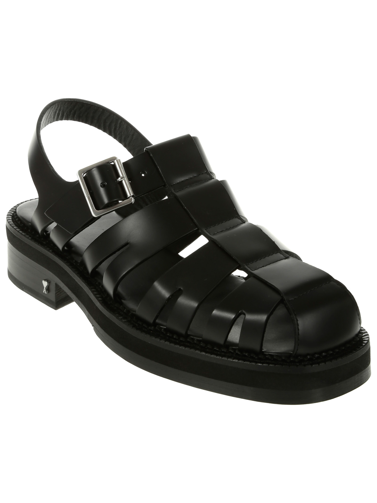 Ami Paris Sandal fisherman - Black - Men|USV300CVE002001 Ami Paris Sandal fisherman - Black - Men|USV300CVE002001