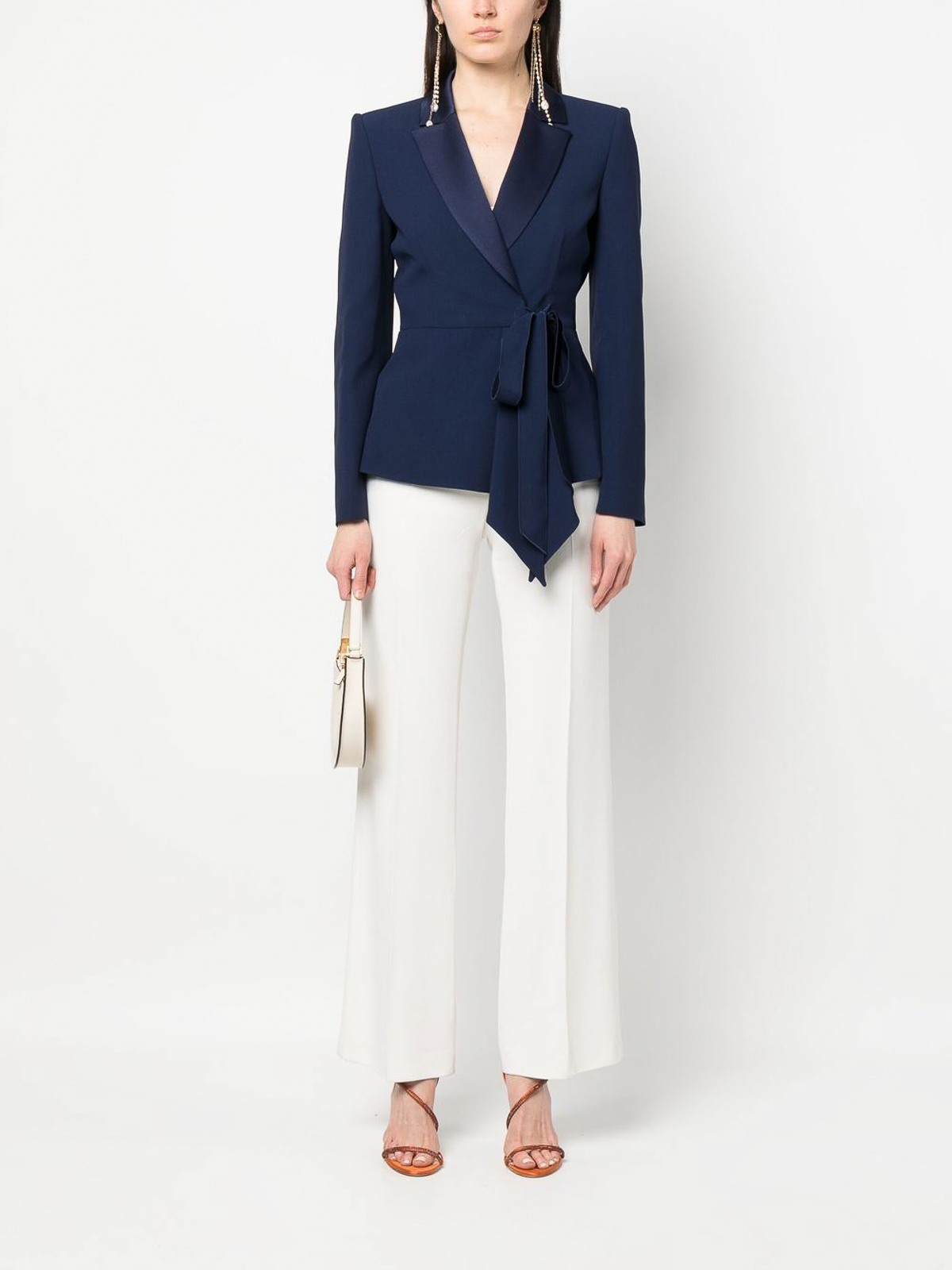 アウターその他 A FERRETTI Woman Blazer Blue 05061618 290 Alberta Ferretti Jacket - Blue - Women | 050616180290