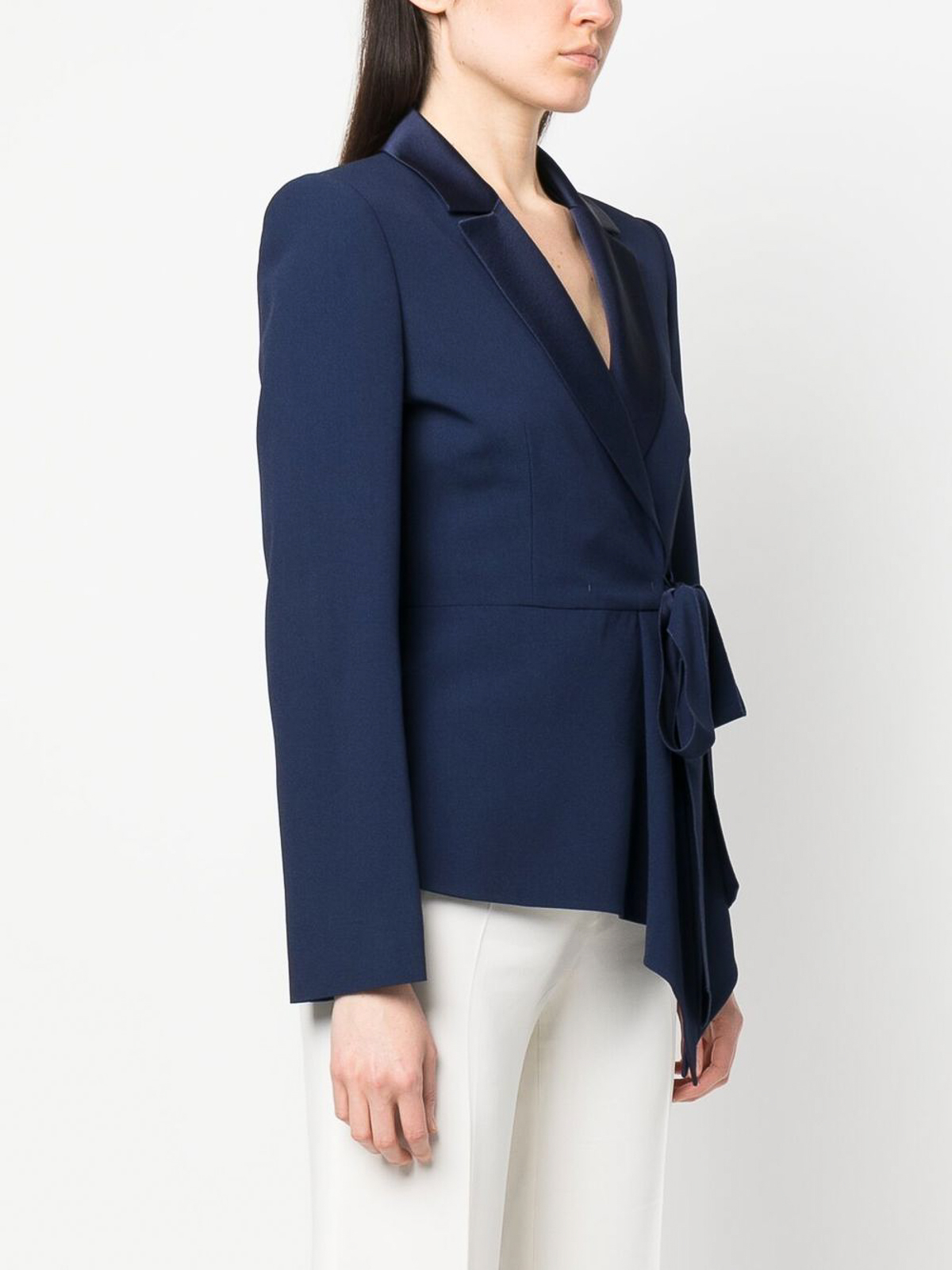アウターその他 A FERRETTI Woman Blazer Blue 05061618 290 Alberta Ferretti Jacket - Blue - Women | 050616180290