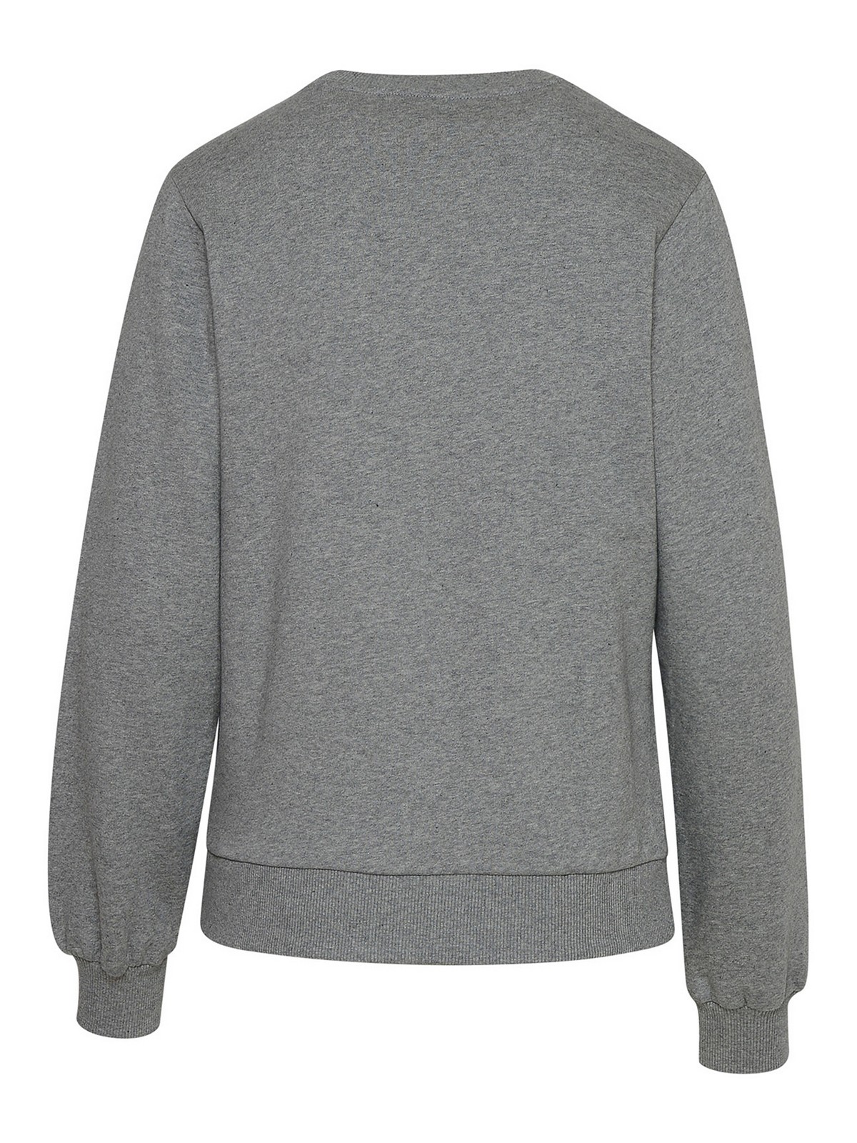 Shop Apc Gray Cotton Sweatshirt In Grey