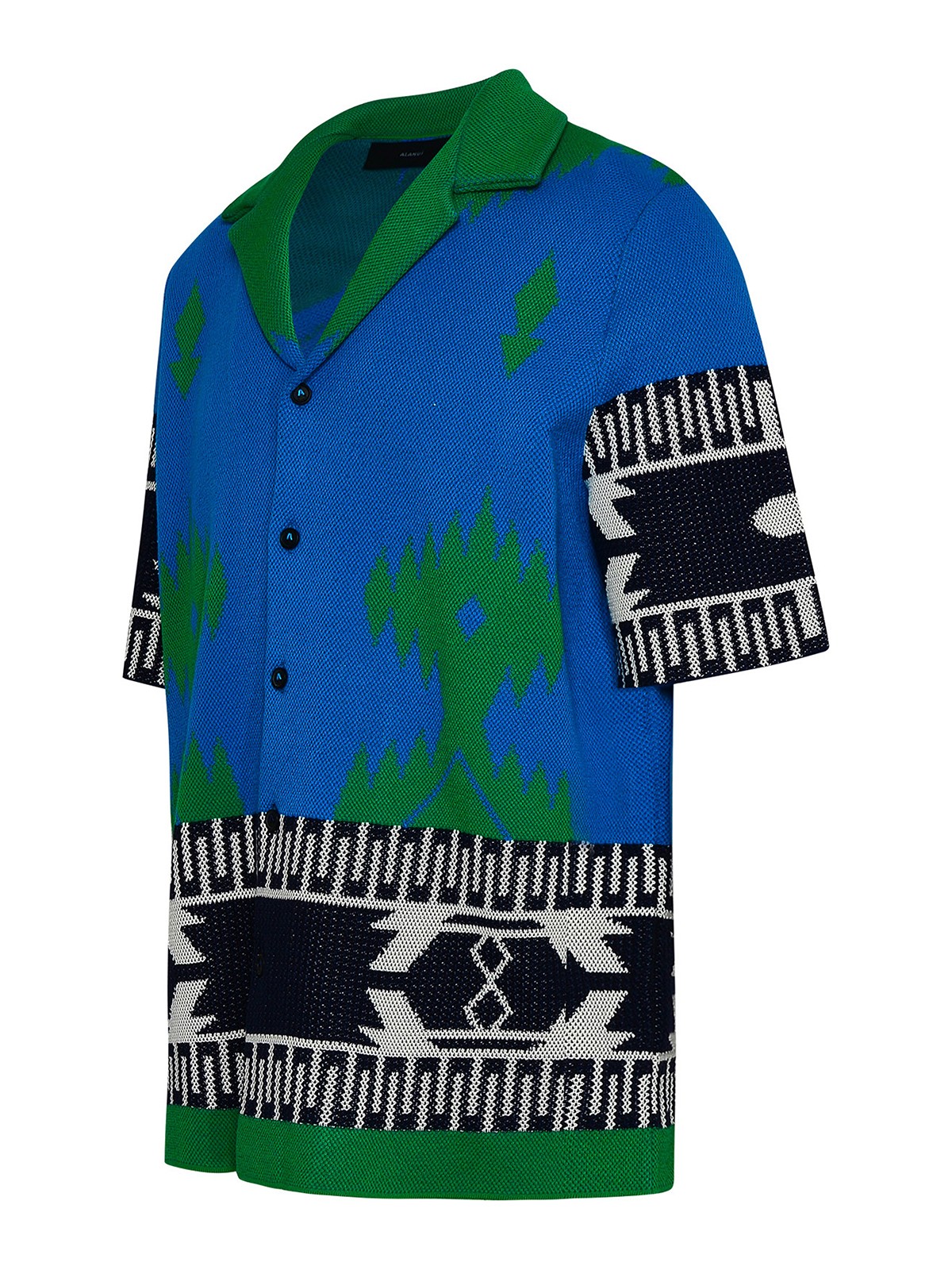 Shop Alanui Cotton Shirt In Multicolour