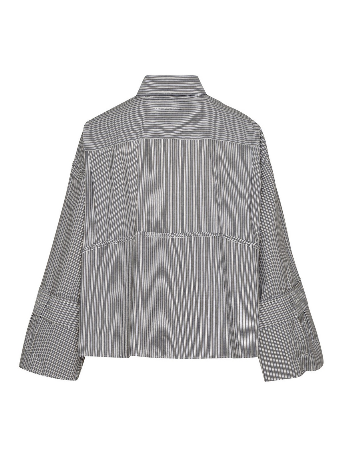 MM6 Maison Margiela Gray cotton shirt - Grey|S52DL0200S76458002F