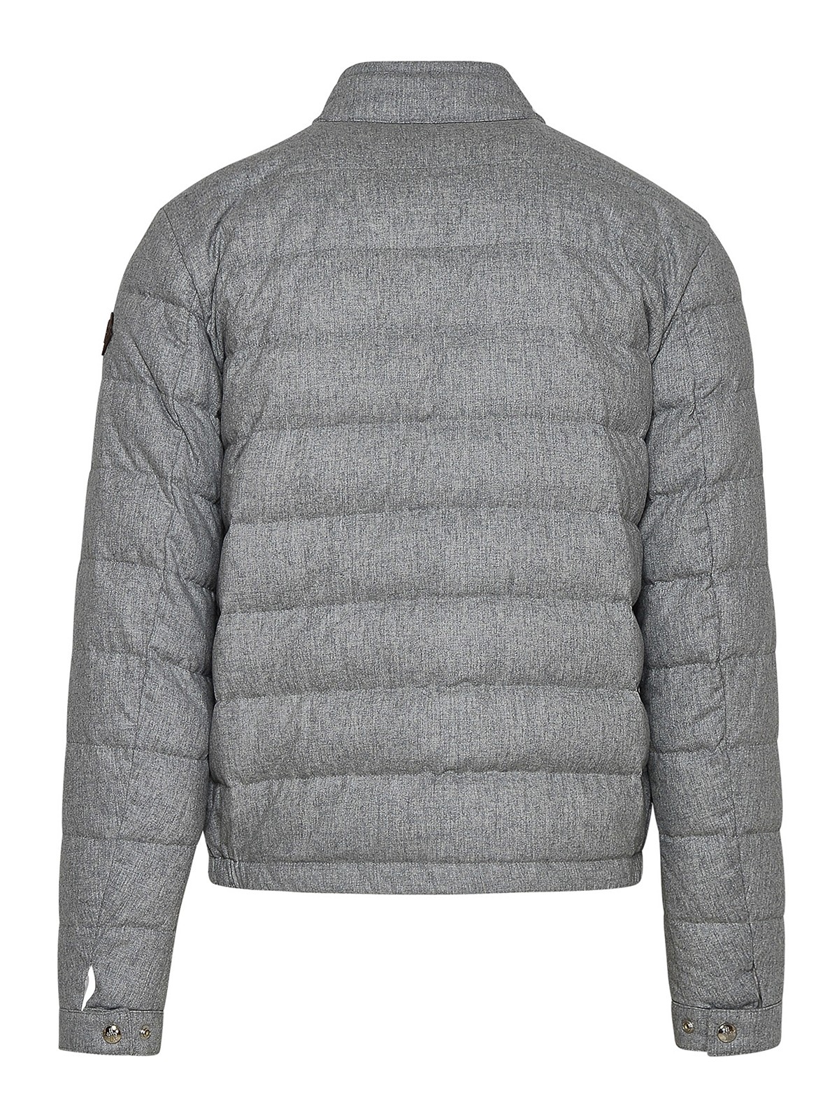 Moncler Acorus down jacket in gray cashmere blend 1A00064596LQ910