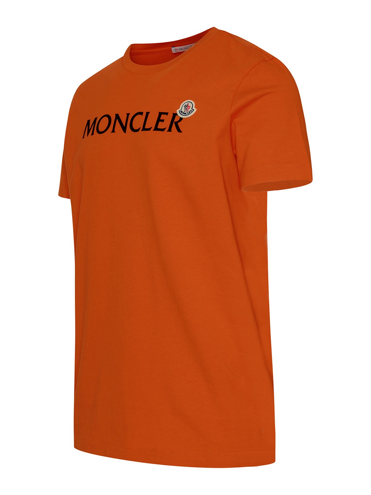 Moncler Cotton T-shirt - Orange - Men|8C000648390T336