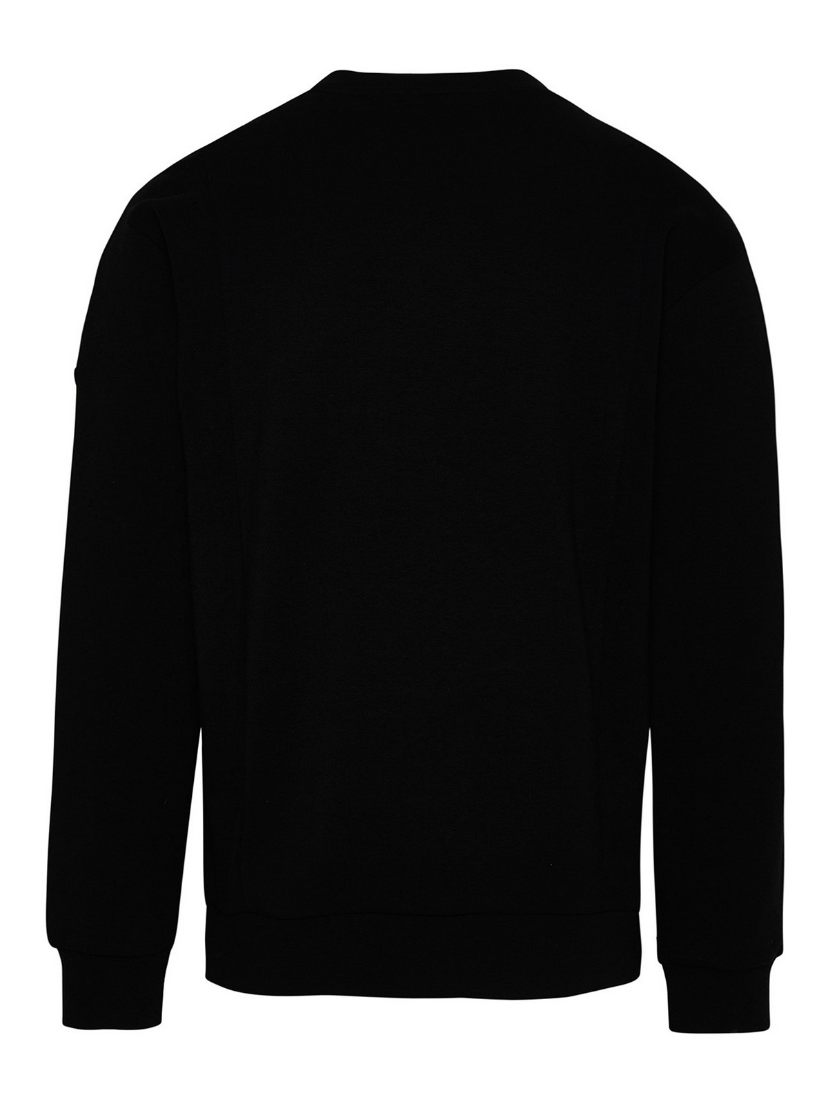 Sweatshirts & Sweaters Moncler - Sweatshirt in black cotton fleece