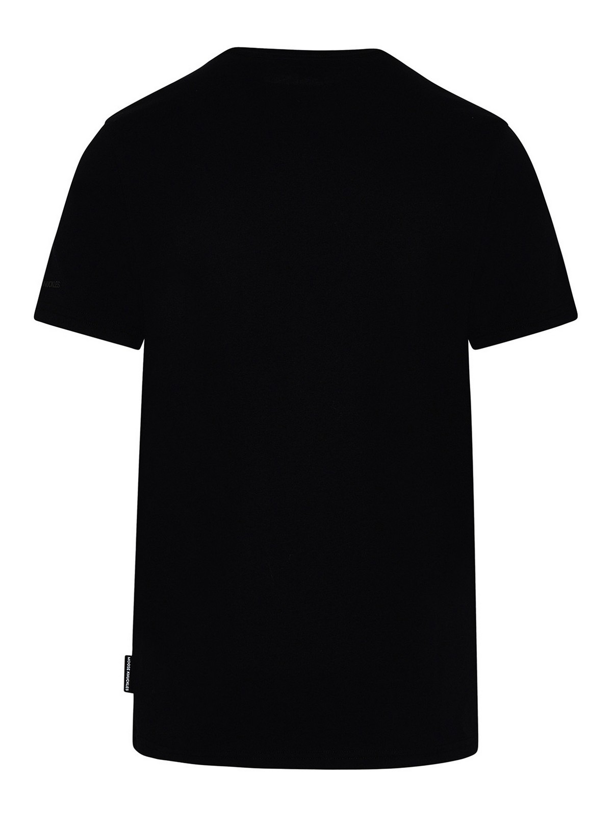 Shop Moose Knuckles Cotton T-shirt In Black