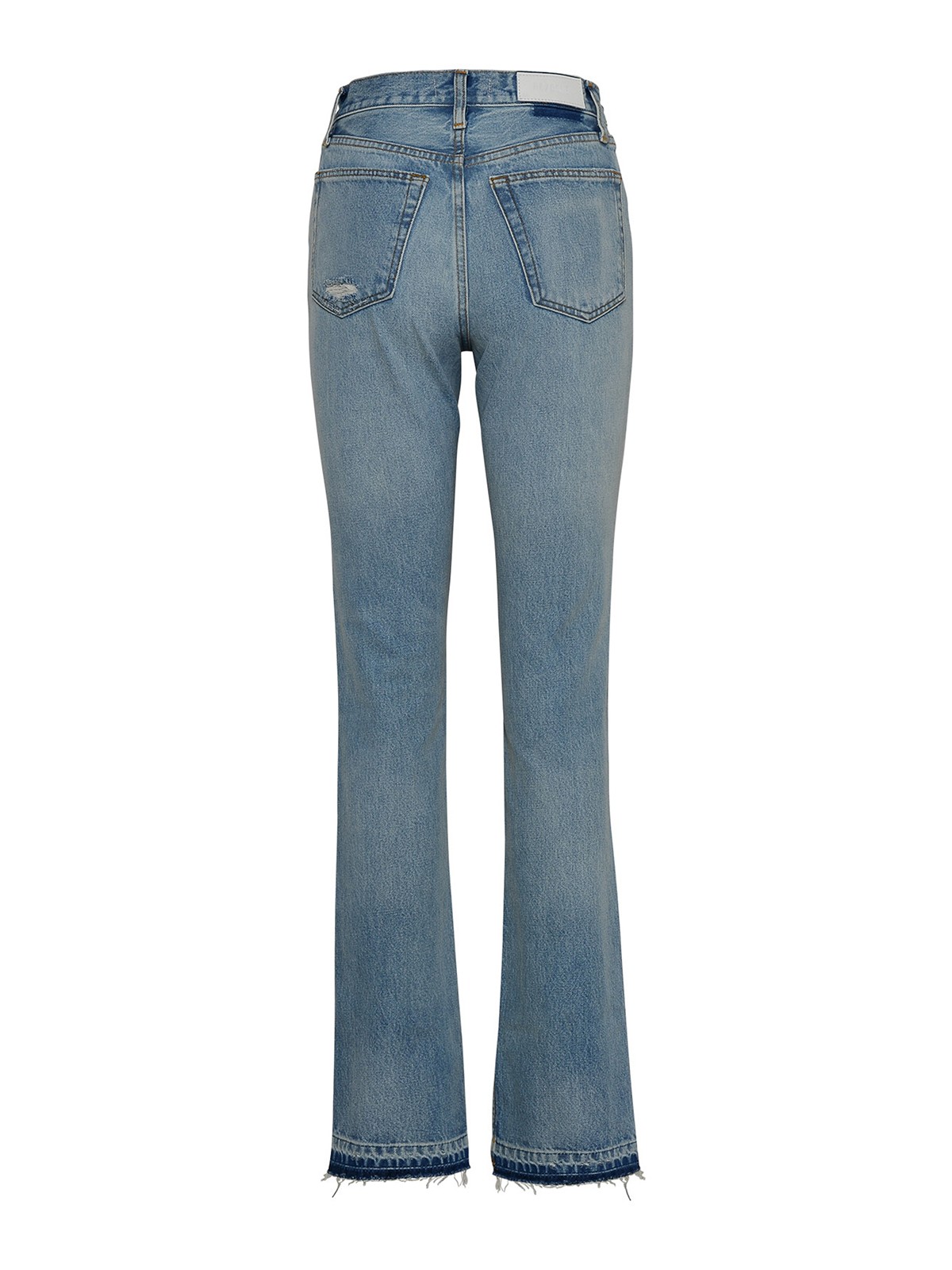 Shop Re/done Jeans 70s In Denim Di Cotone Azzurri In Blue