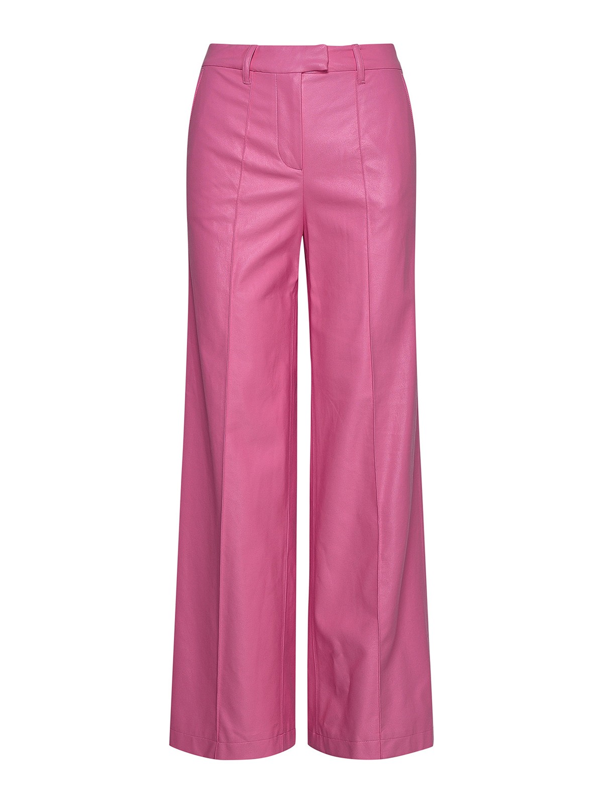 Stand Studio Mabel Trousers In Pink Polyurethane Blend In Nude & Neutrals