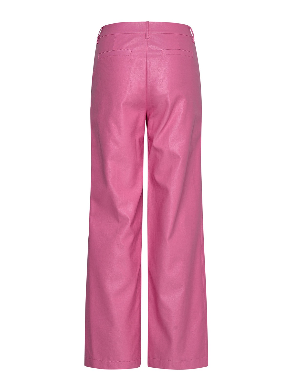 Shop Stand Studio Mabel Trousers In Pink Polyurethane Blend In Nude & Neutrals