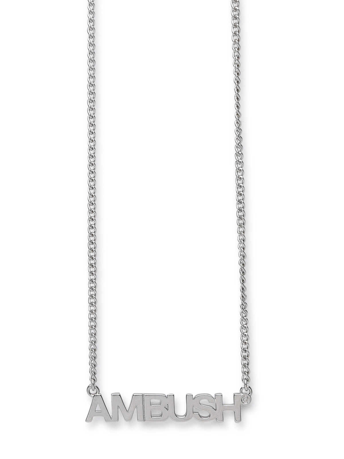 Bracelets & Bangles Ambush - Silver brass nameplate necklace