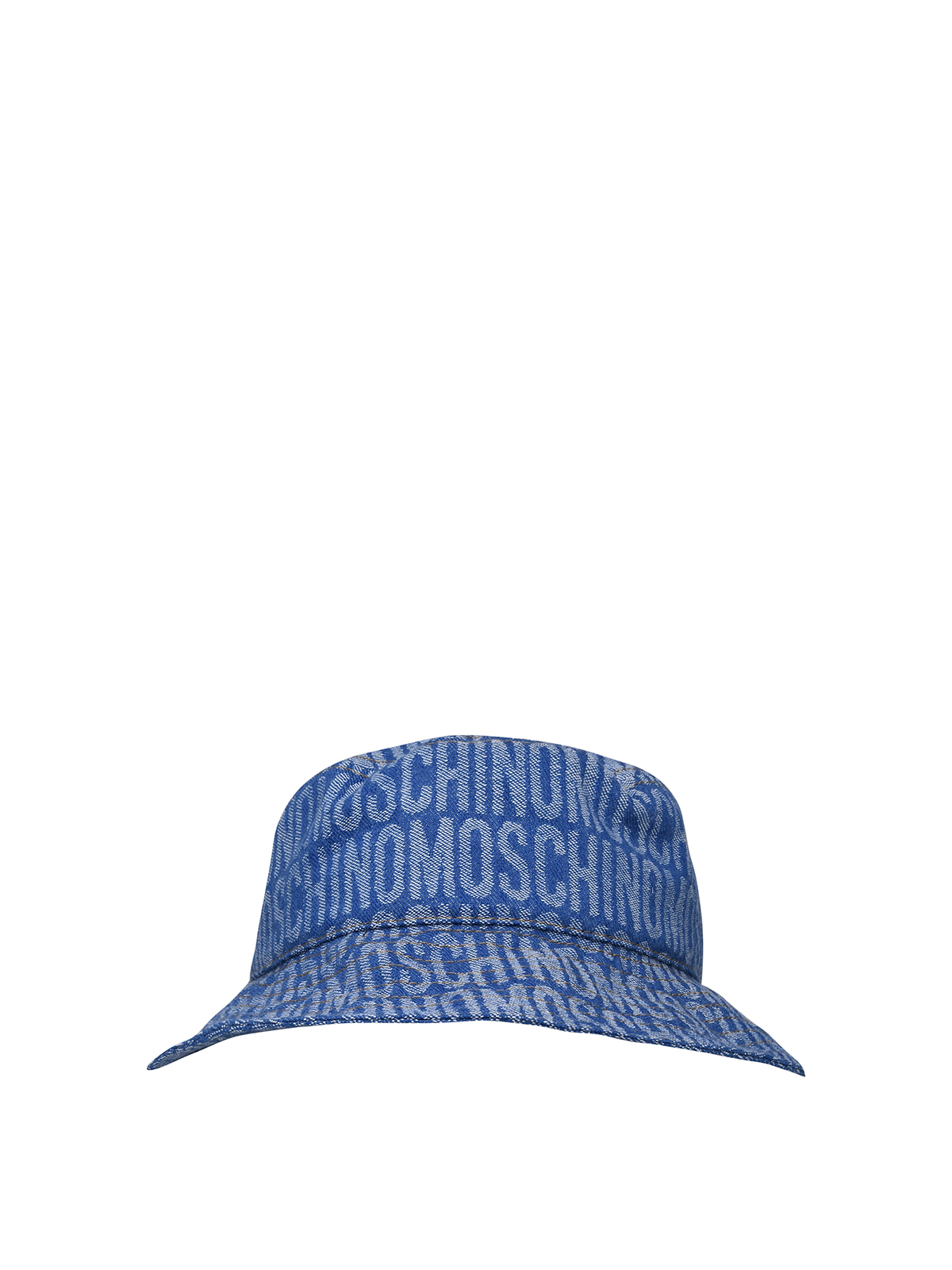 Moschino Blue Cotton Blend Hat