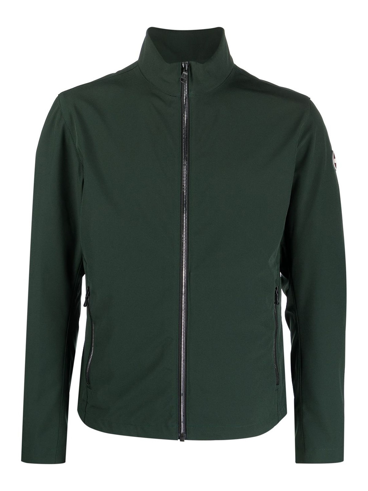 Colmar Originals Softshell Zip-up Jacket In Dark Green