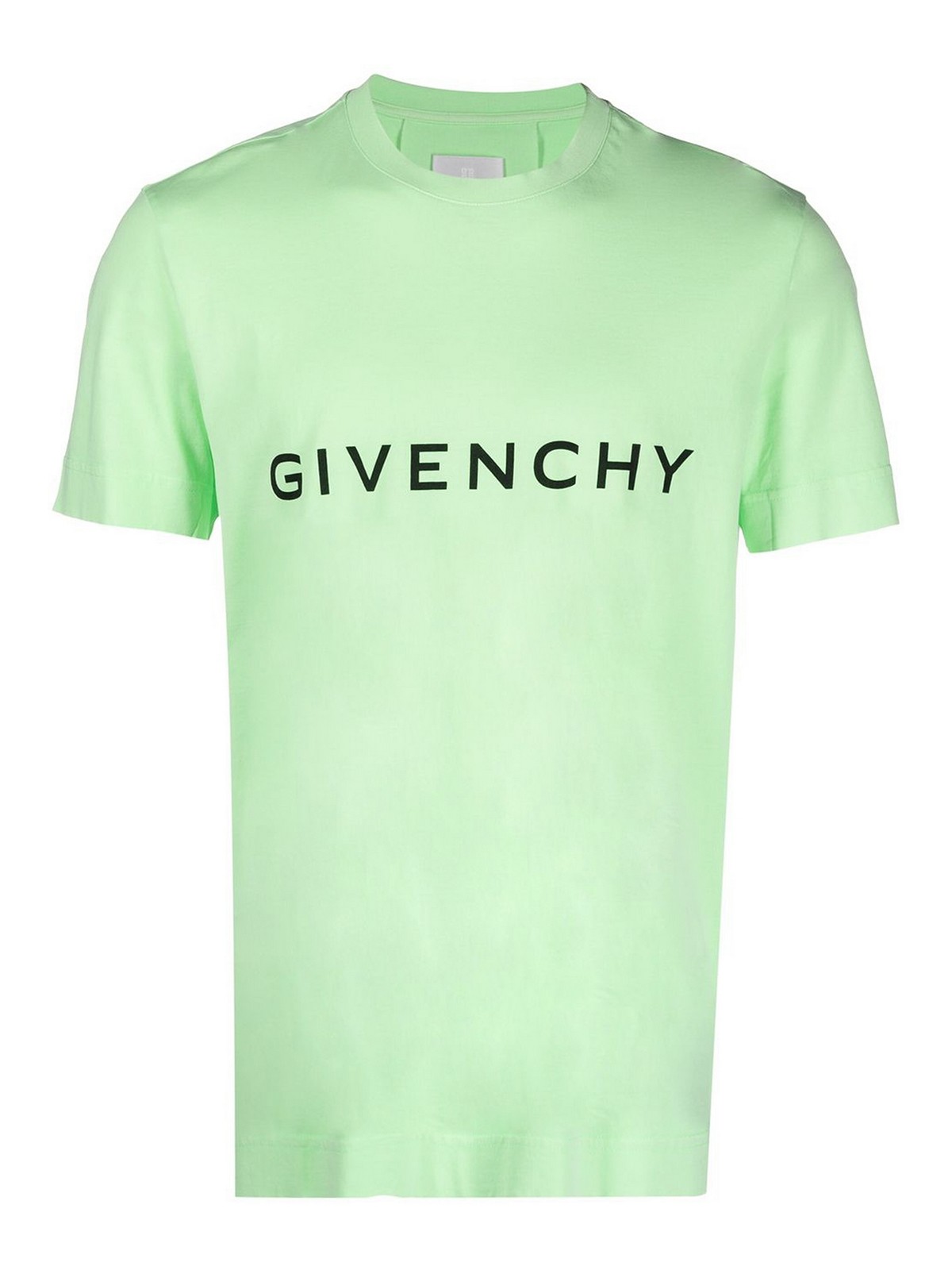 GIVENCHY: pants in printed logo cotton - Green
