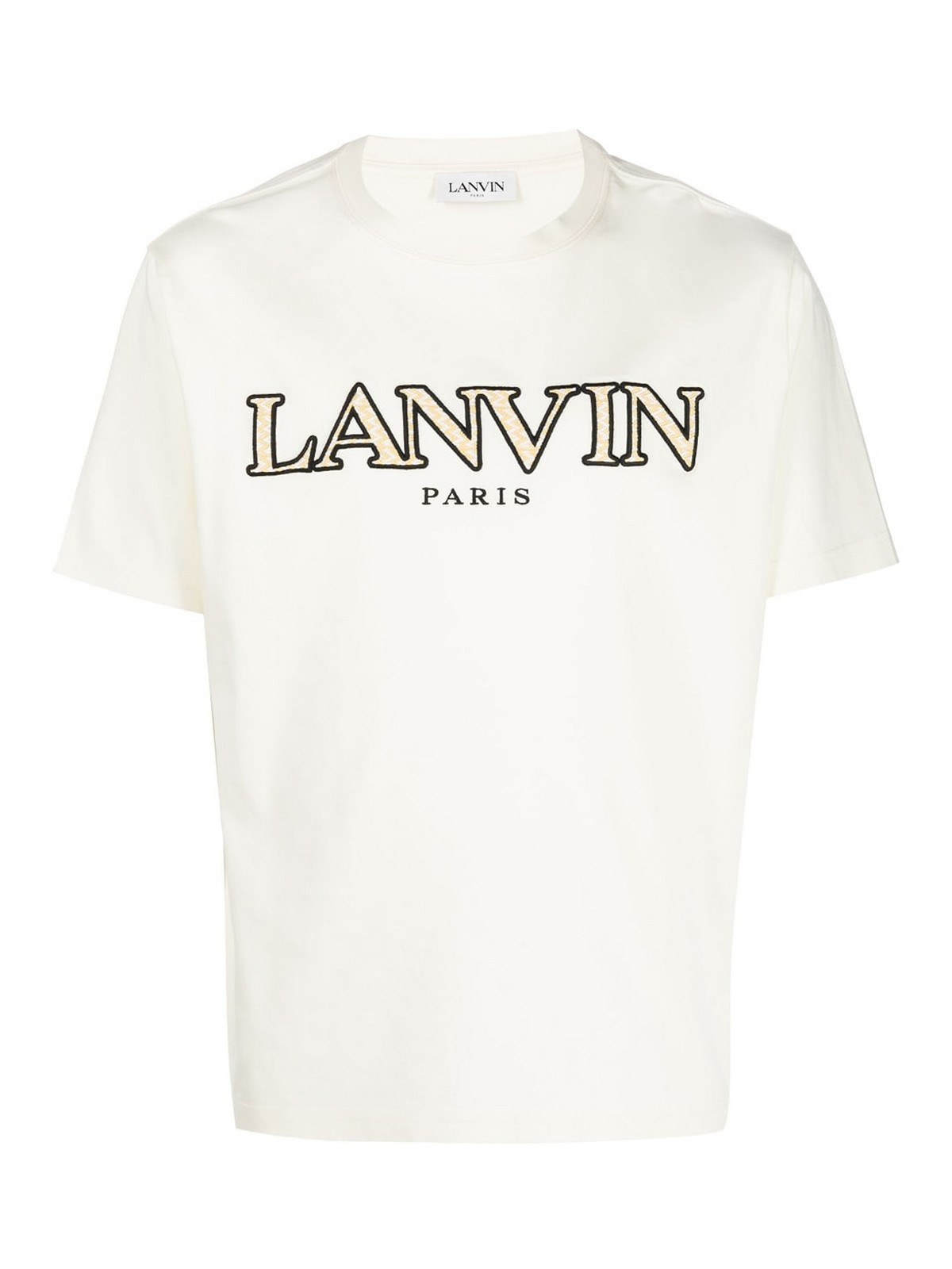 Lanvin Logo-patch t-shirt - White - Men | RMTS0005J207E23012 Lanvin Logo-patch t-shirt - White - Men | RMTS0005J207E23012