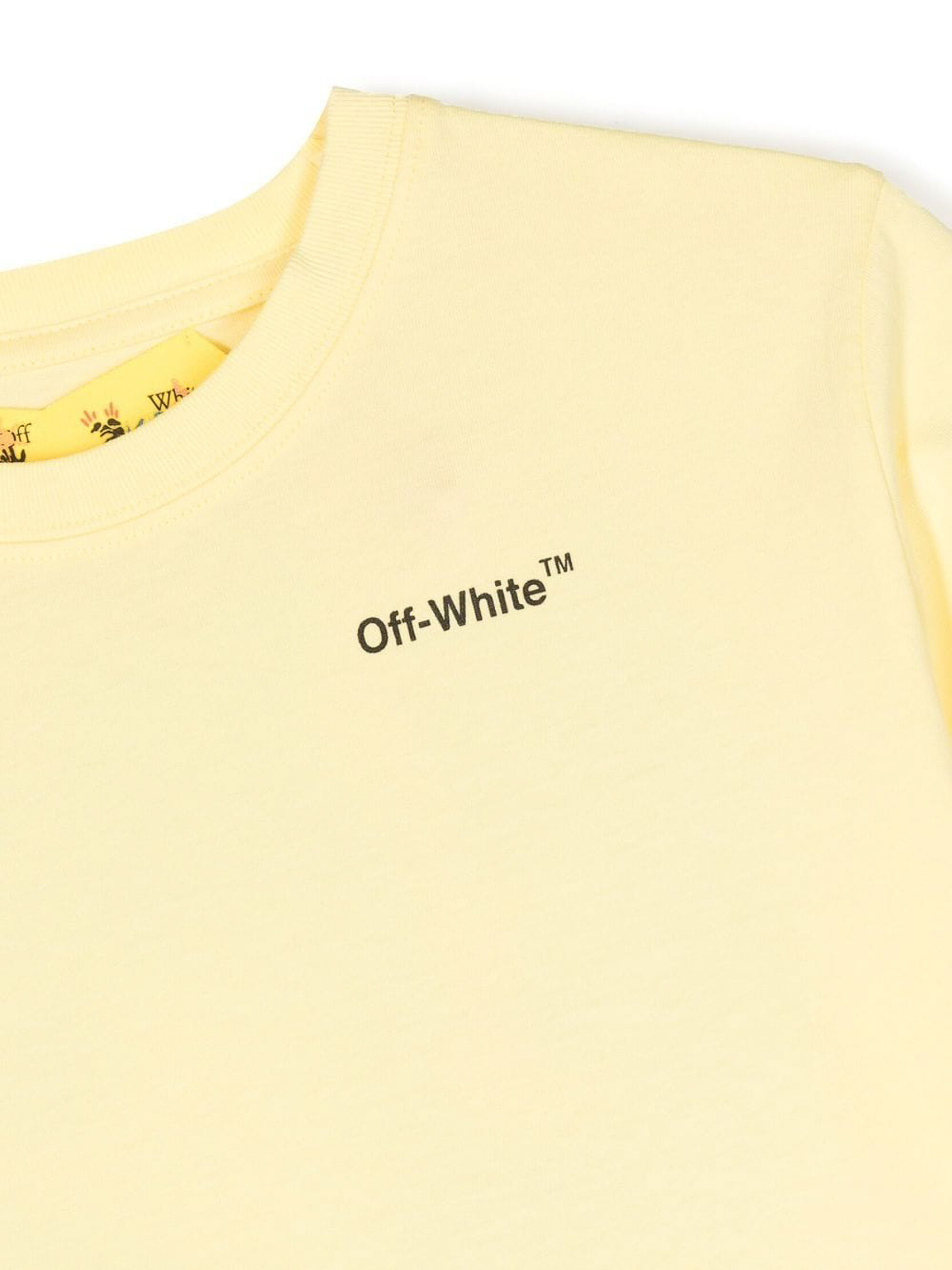 T shirt discount off white jaune