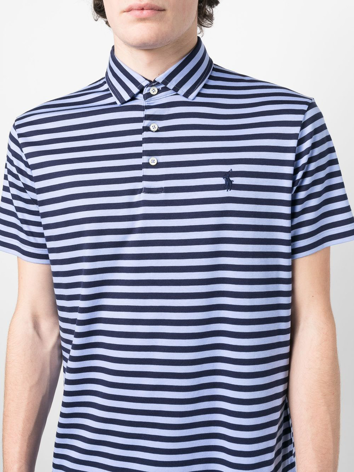 Polo Ralph Lauren Stripe-print cotton polo shirt | 710906299003