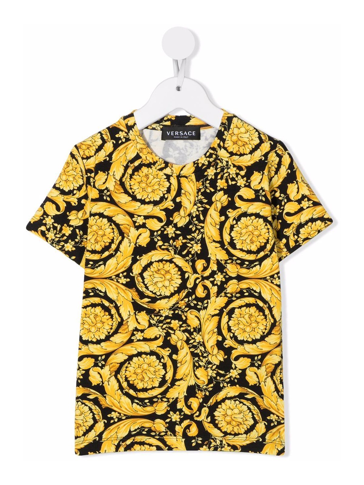 Versace Young バロックTシャツ|10002391A024455B000K