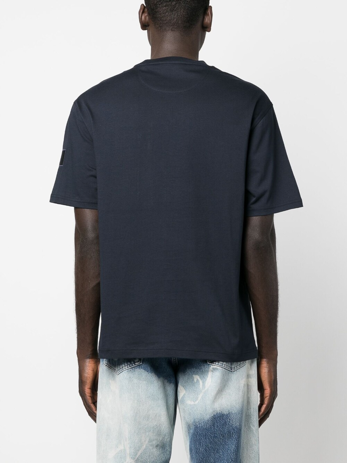 Tシャツ・カットソー BELSTAFF Men T Shirts 105233INSBL BLUE Belstaff Signature T Shirt Blue Flint | Mainline Menswear