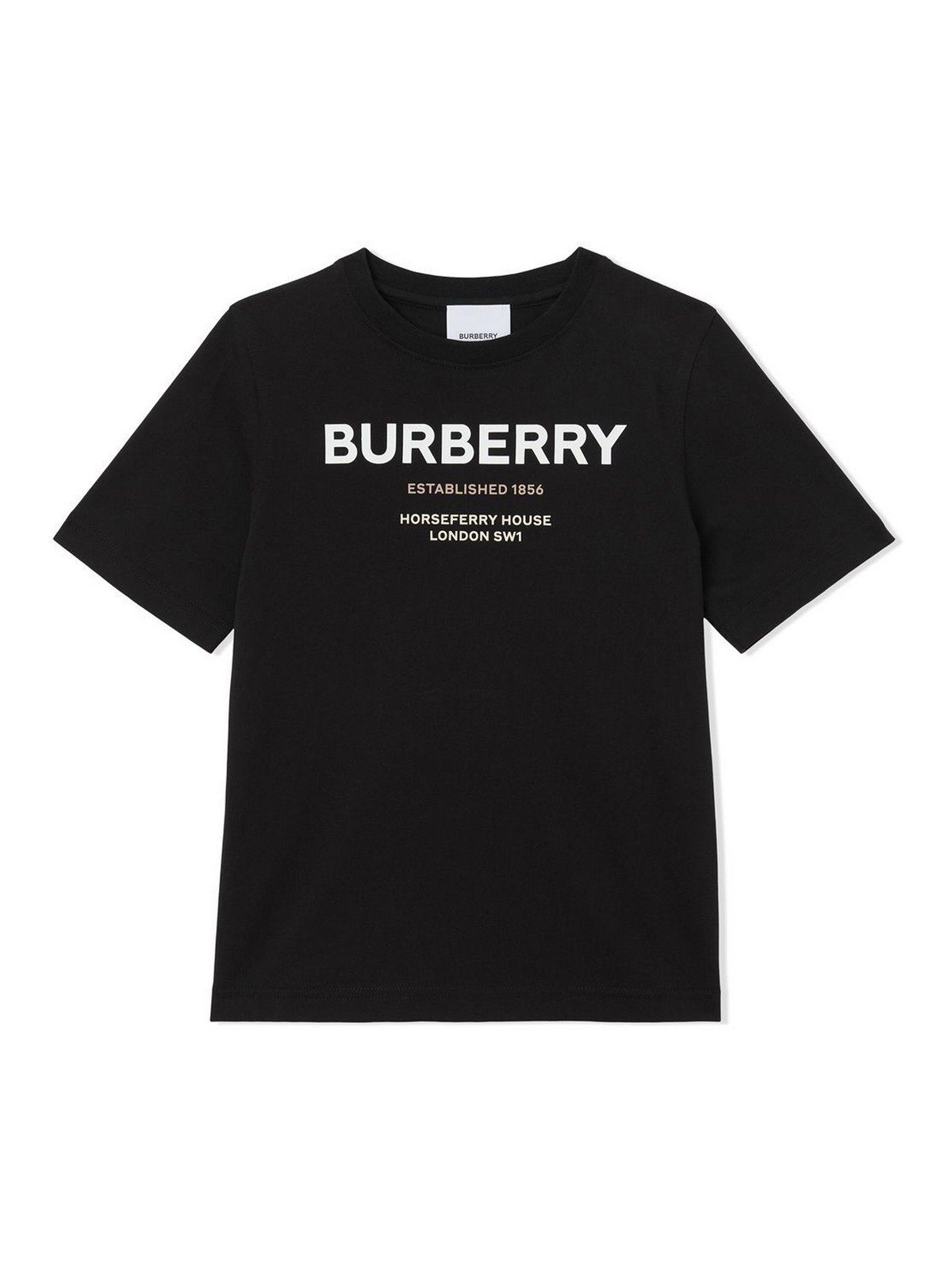 Burberry Horseferry-print cotton t-shirt - Black|8064569147258