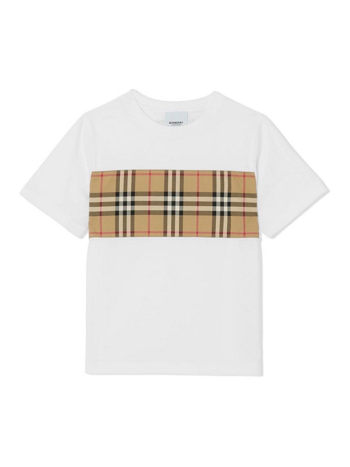 Burberry archive logo panelled hotsell cotton sweatshirt