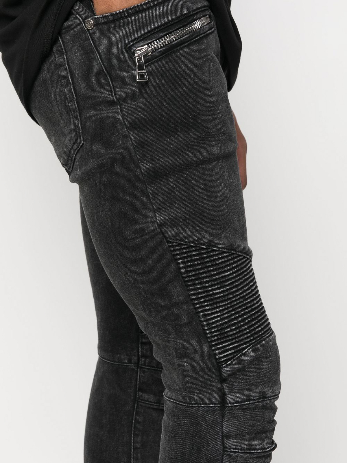 Balmain Skinny jeans - Black - Men|YH1MG005DB670PC | thebs.com