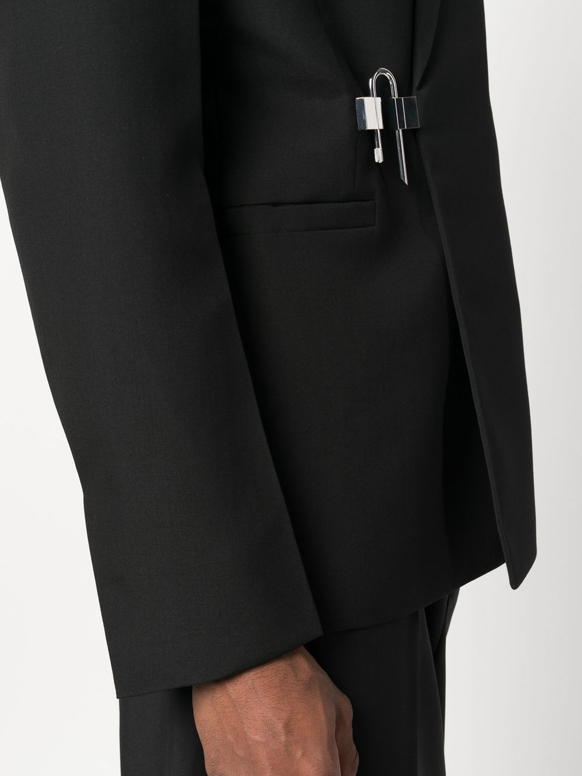 Givenchy U-lock wool blazer - Black - Men | BM30B214DL001