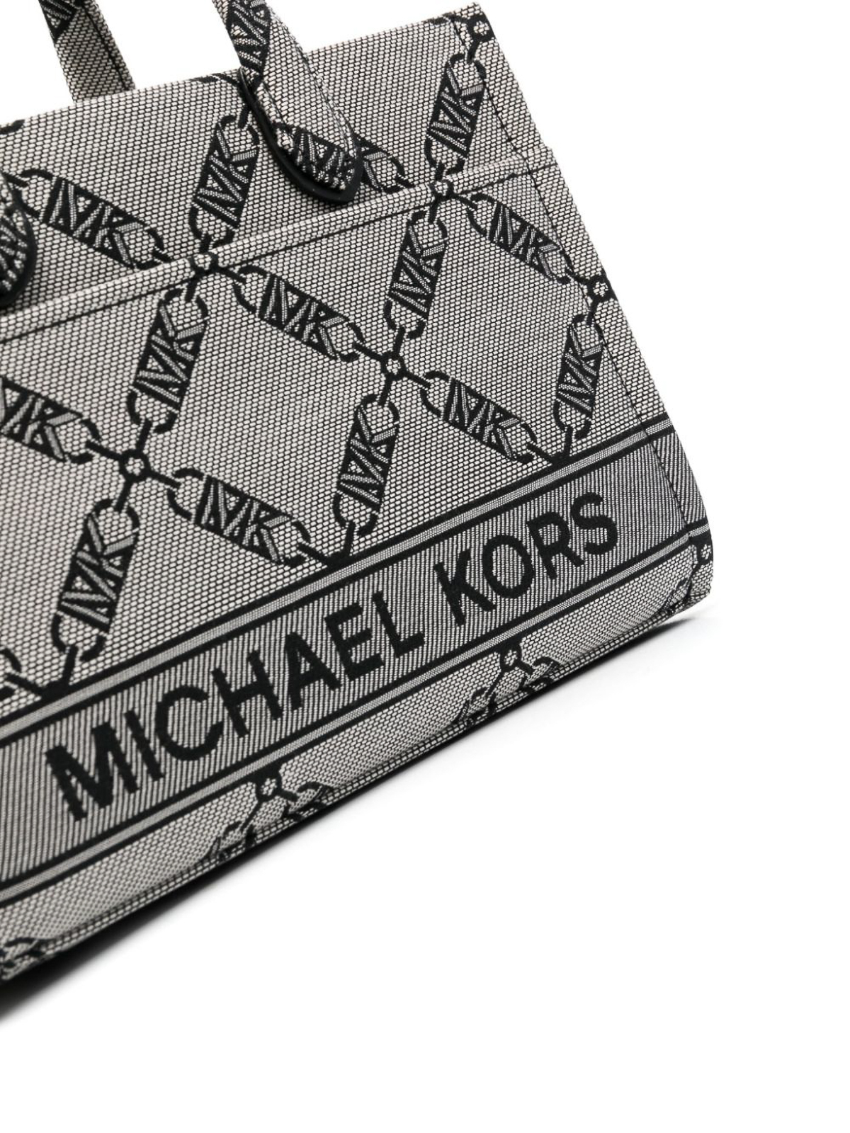 MICHAEL Michael Kors Monogram Print Tote in White