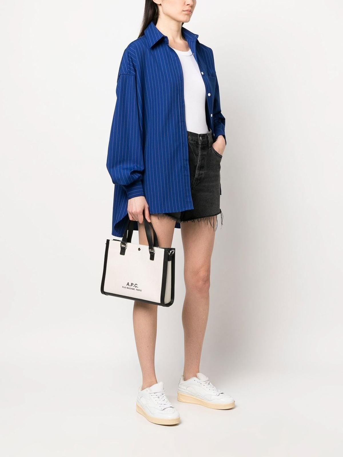 A.P.C. Camille canvas tote bag - Beige - Women|M61773COEYOBAA