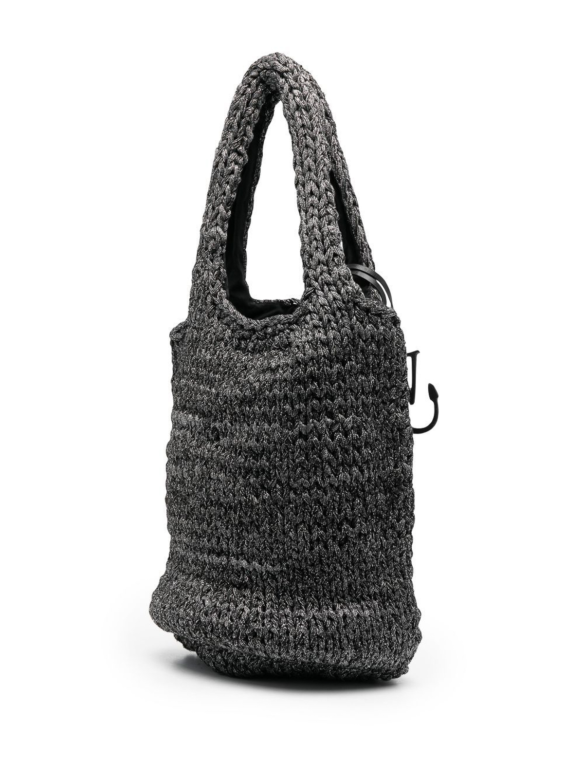 J.W. Anderson Knitted tote bag - Silver - Women