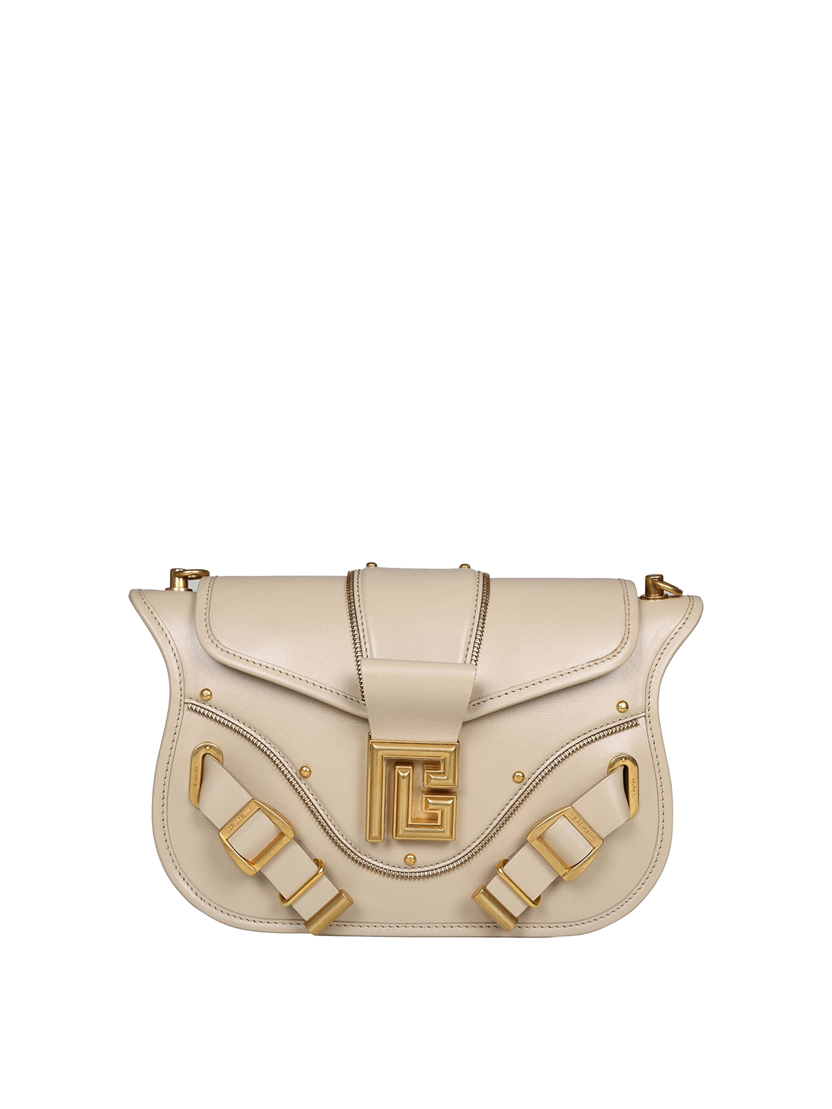 BALMAIN ショルダーバッグ ベージュ/ブラウン Balmain ショルダーバッグ - ベージュ|AN0BK794LSLX0AV