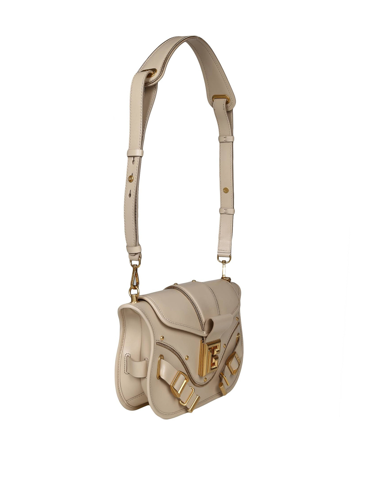 BALMAIN ショルダーバッグ ベージュ/ブラウン Balmain ショルダーバッグ - ベージュ|AN0BK794LSLX0AV
