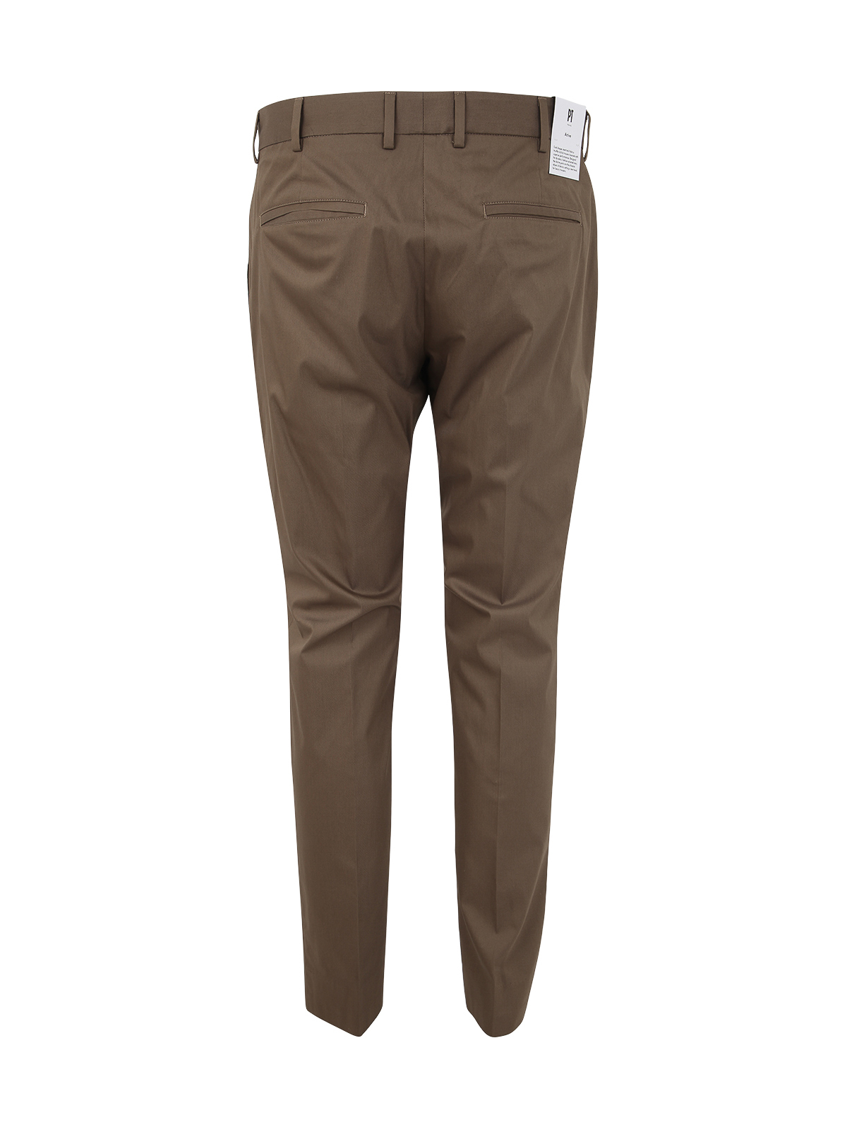 Shop Pt Torino Man Reflective Trousers In Brown