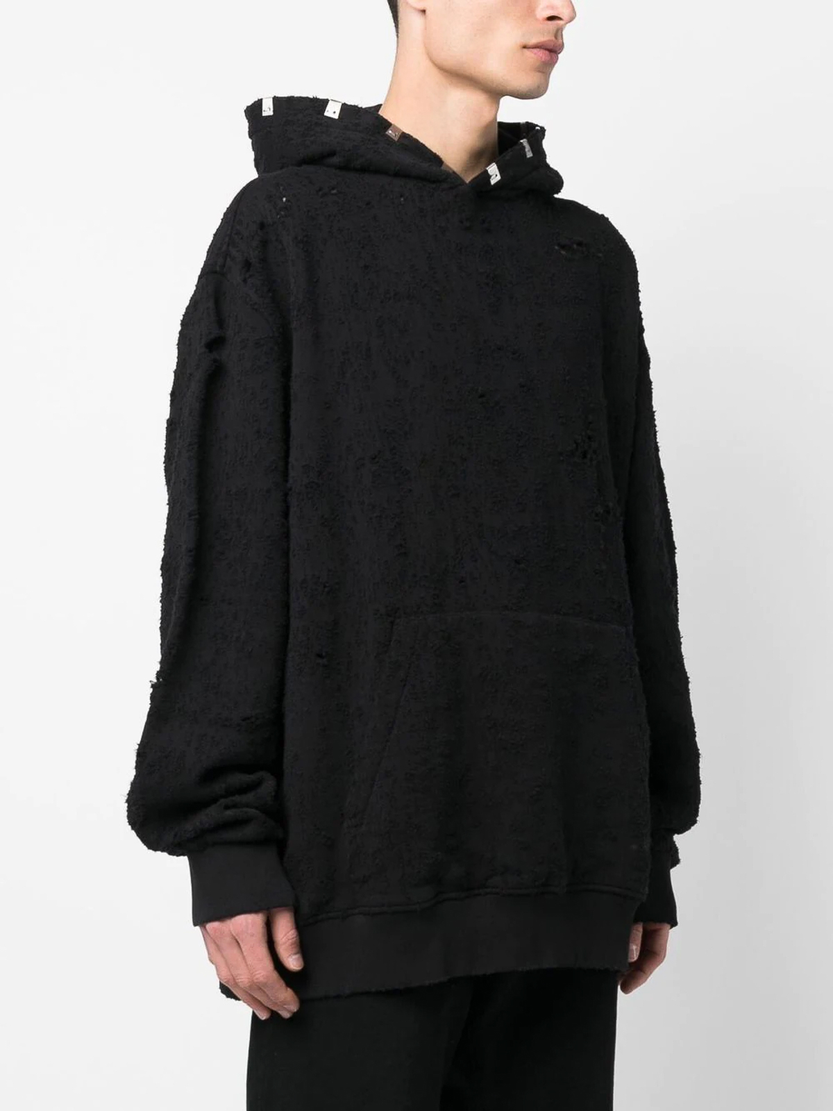 A29mooomです！10/17まで 1017 Alyx 9sm distressed pullover hoodie | AAUSW0175FA01BLK0001