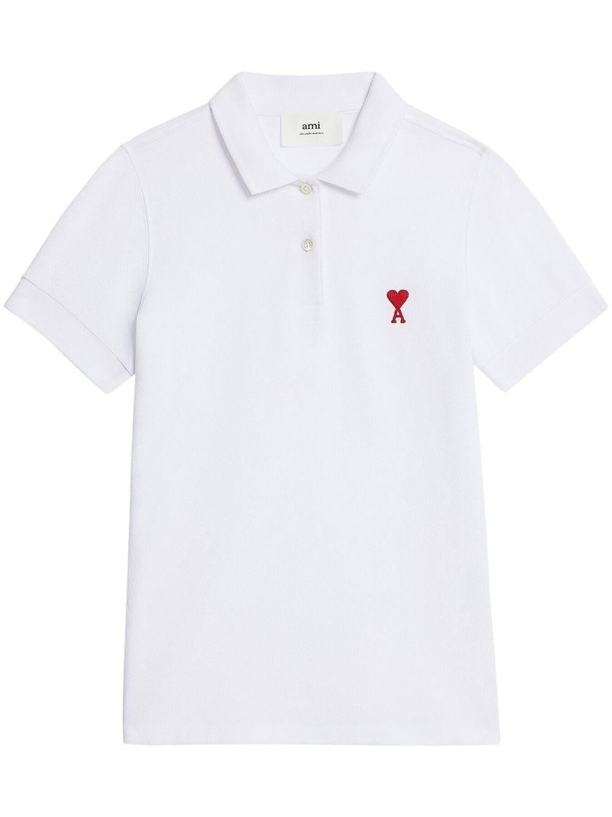 Polo shirts Ami Paris - Ami paris ami de coeur cotton polo shirt