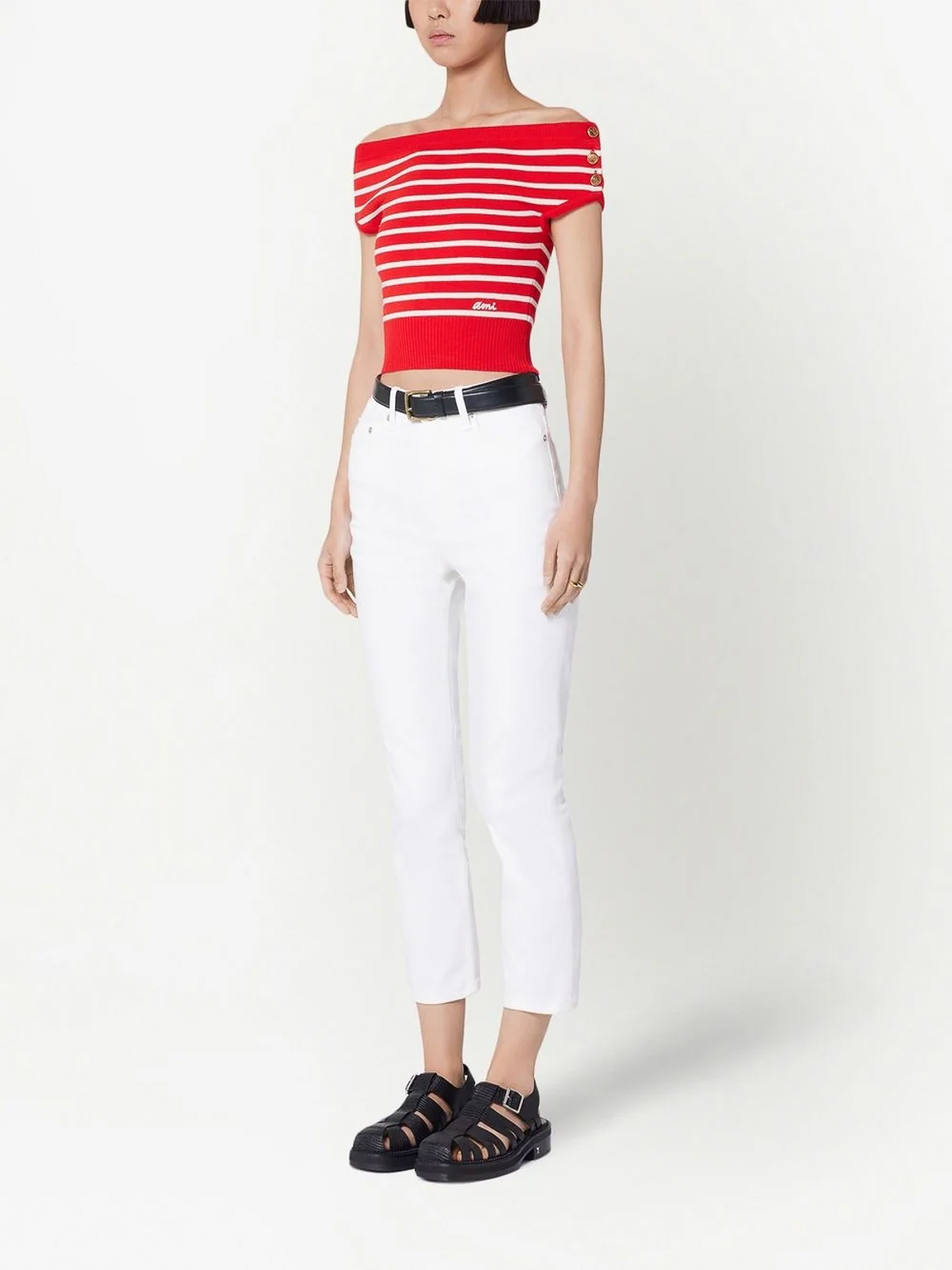 トップス andmary ami line tops ANDMARY】Ami line tops