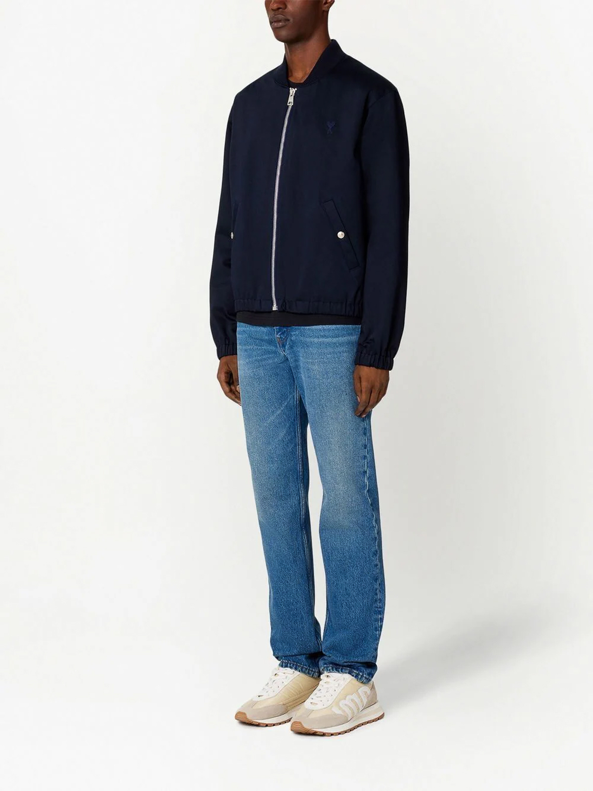 Ami Paris Ami paris ami de coeur bomber jacket|HJK023CO0009491