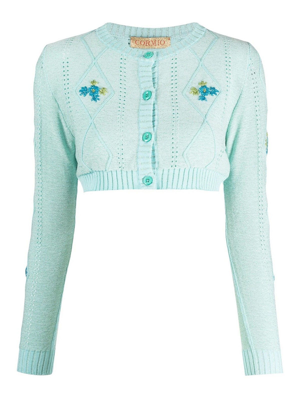 CORMIO 刺繍カーディガン