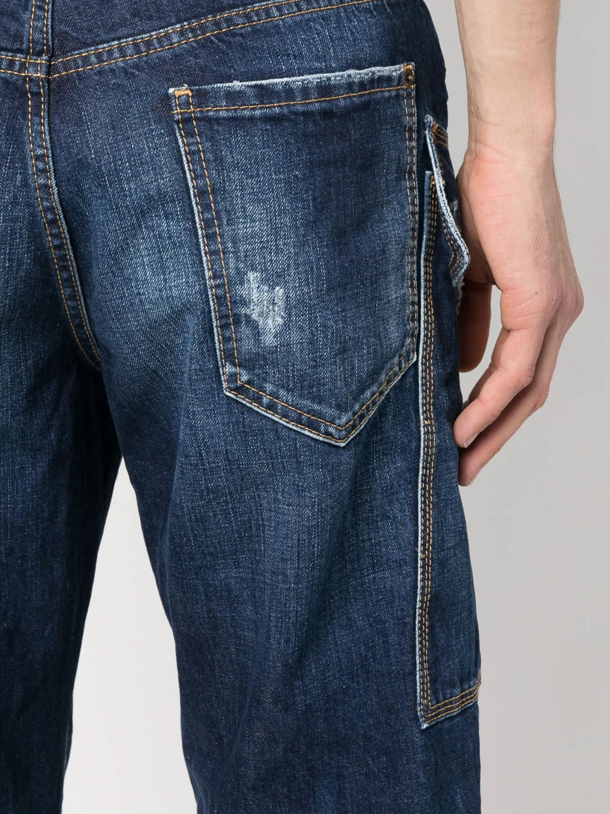 Dsquared2 Dsquared2 distressed straight-leg jeans