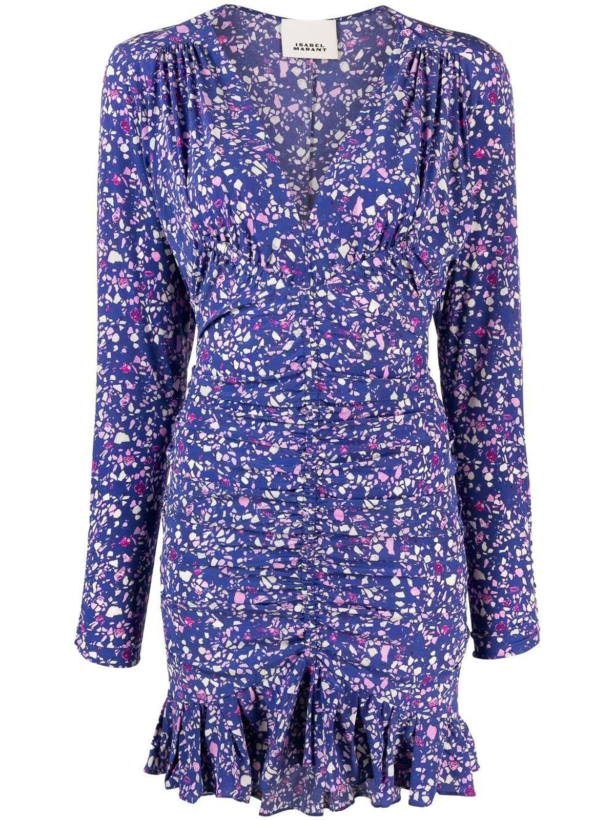 Shop Isabel Marant Vestido Midi - Azul In Purple
