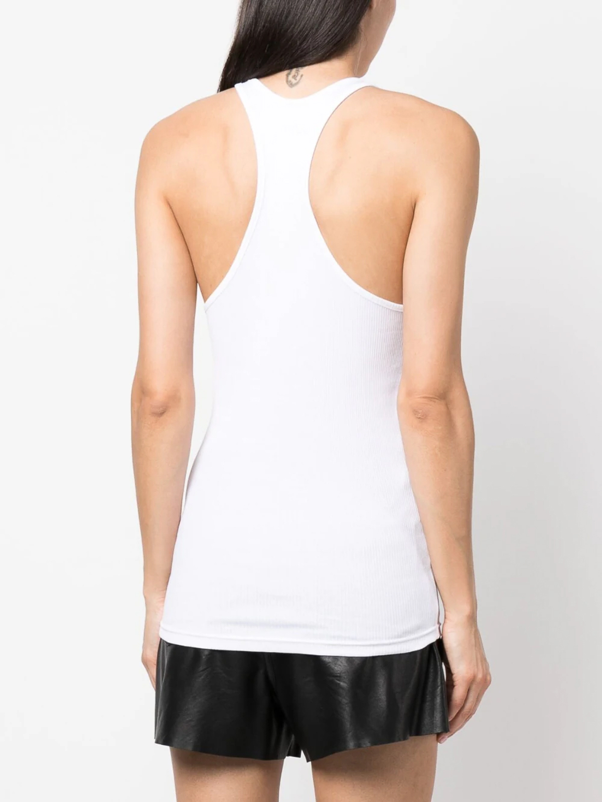 Shop Isabel Marant Ribbed Tank Top In White